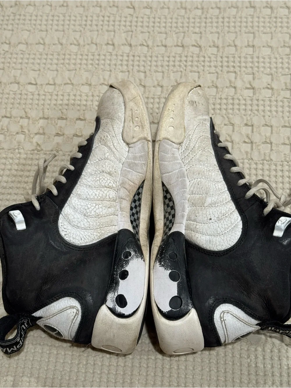 JORDAN Jumpman Pro Black and White Basketball Shoes